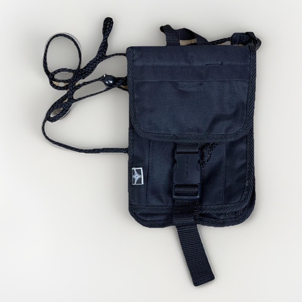 Eastsport Slim Crossbody Travel Bag Unisex Wallet On A String 6" x 9" NWOT
